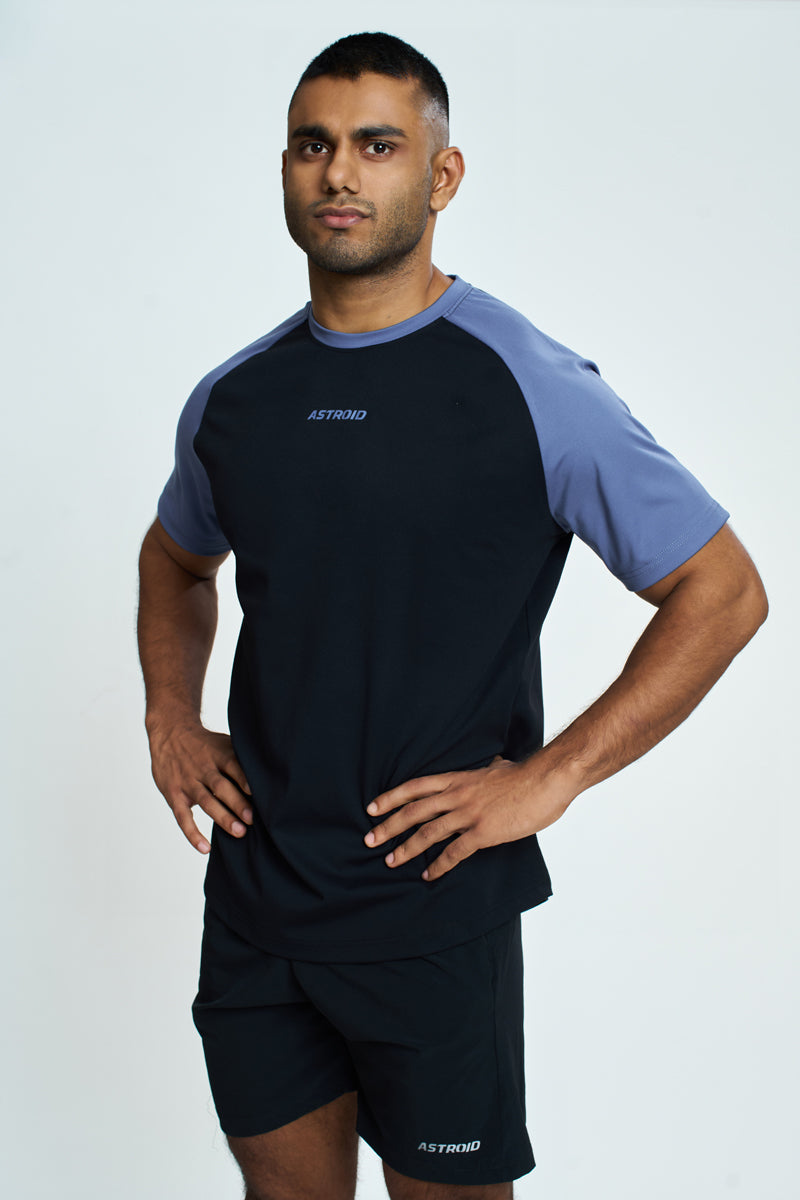 Dynamic Two-Toned Raglan T-Shirt