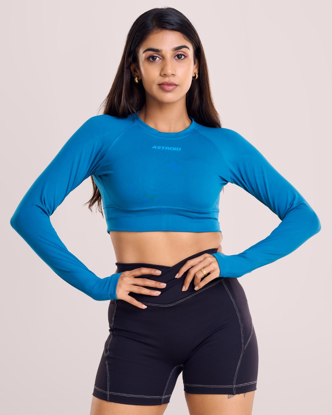 Core Long Sleeved Crop Top