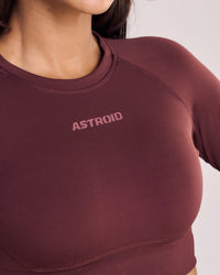 Core Long Sleeved Crop Top