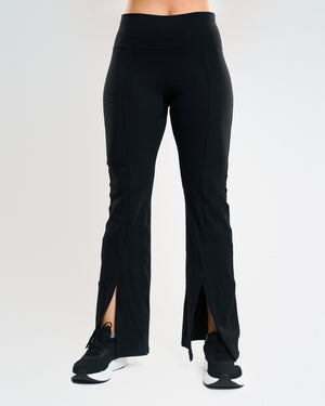 Fusion Front Slit Flare Leggings