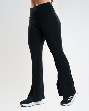 Fusion Front Slit Flare Leggings