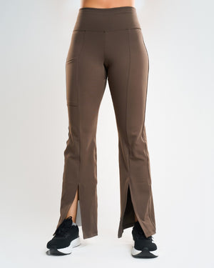 Fusion Front Slit Flare Leggings