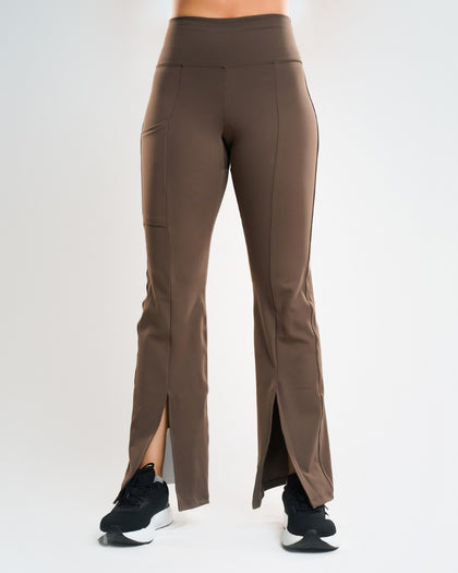 Fusion Front Slit Flare Leggings