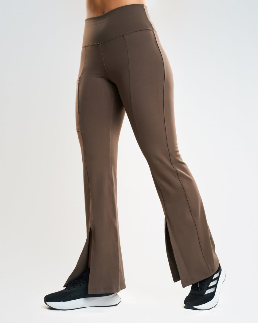 Fusion Front Slit Flare Leggings