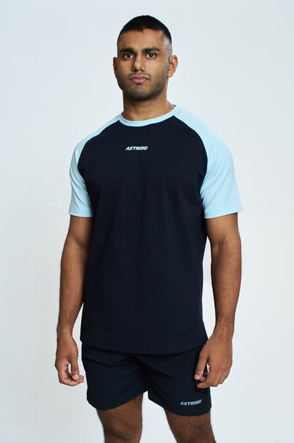 Dynamic Two-Toned Raglan T-Shirt