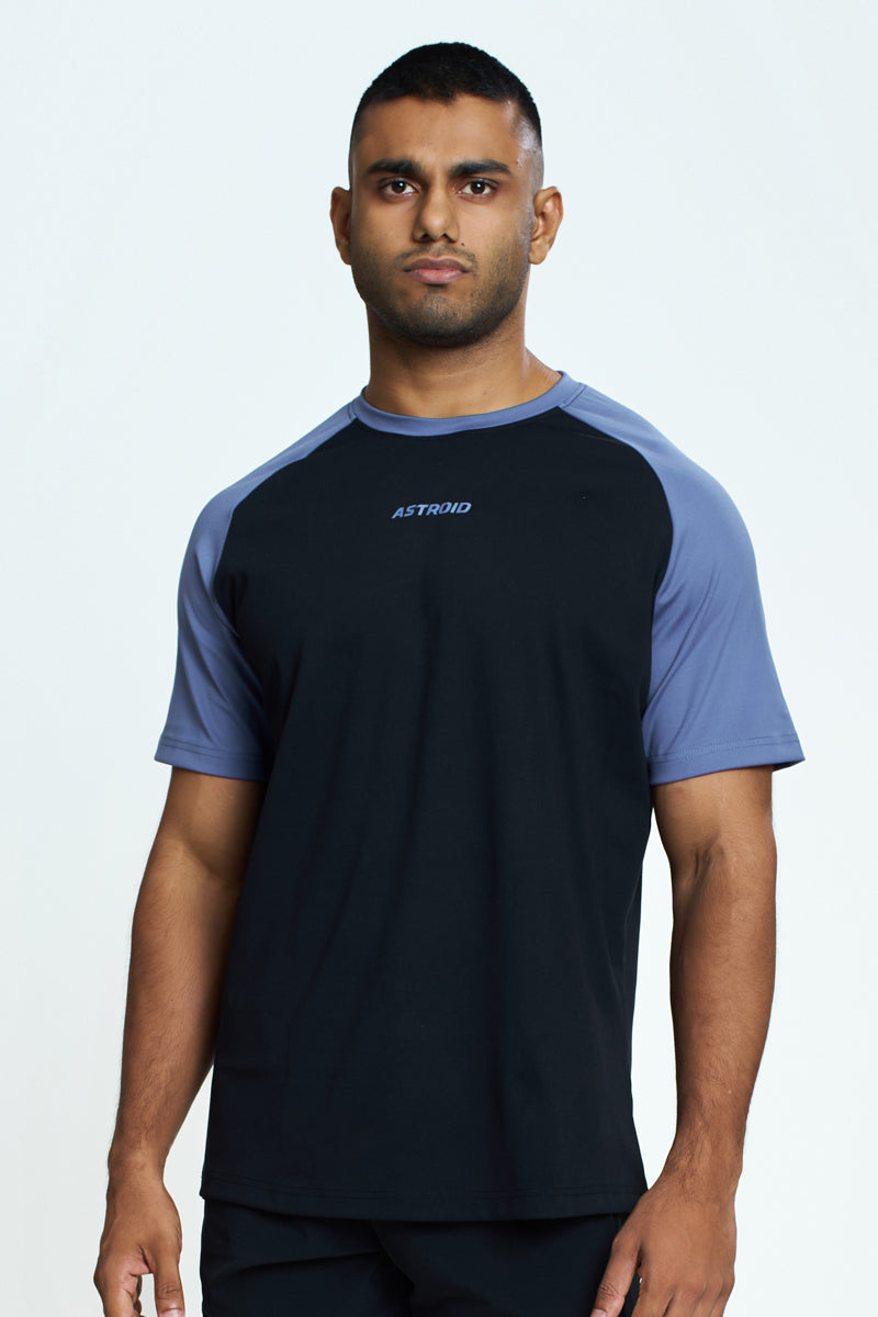 Dynamic Two-Toned Raglan T-Shirt