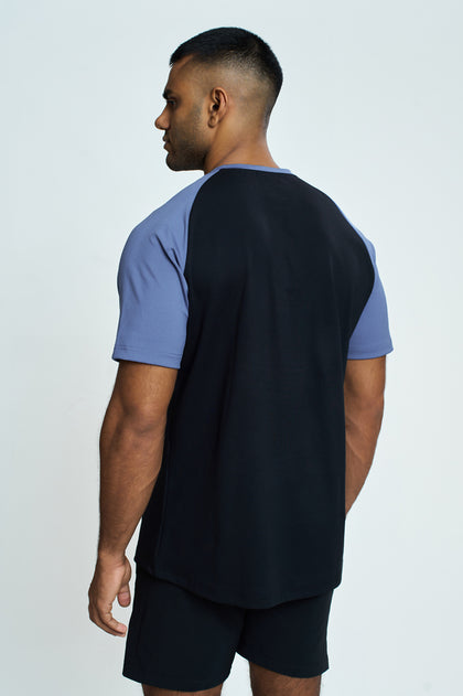 Dynamic Two-Toned Raglan T-Shirt