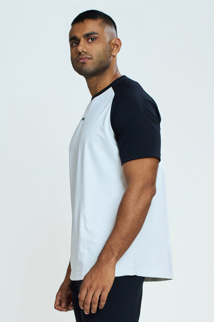 Dynamic Two-Toned Raglan T-Shirt