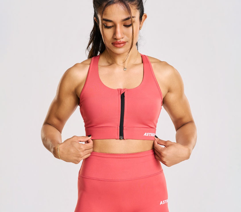 Move Zip-Up Sports Bra