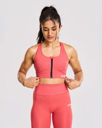 Move Zip-Up Sports Bra