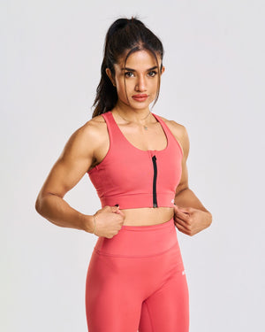 Move Zip-Up Sports Bra