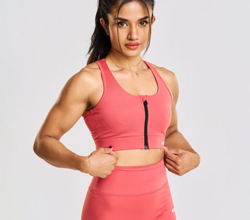 Move Zip-Up Sports Bra