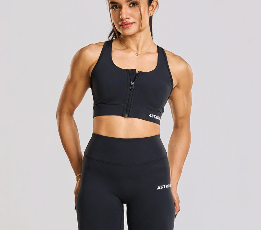 Move Zip-Up Sports Bra
