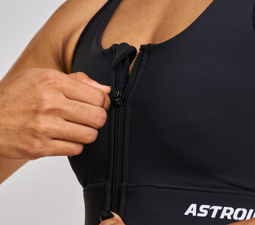 Move Zip-Up Sports Bra