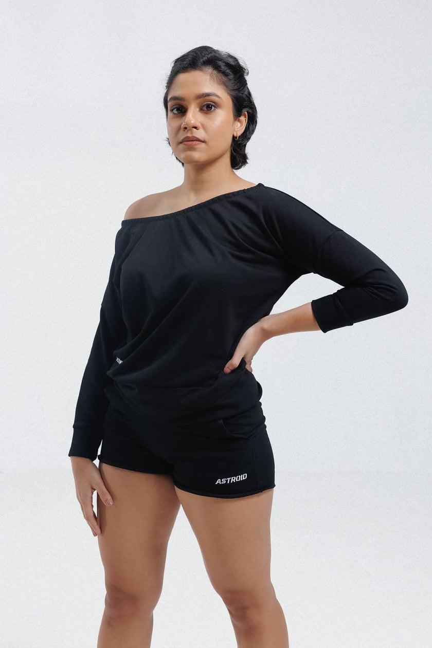 Rest Day Off-Shoulder Sweatshirt