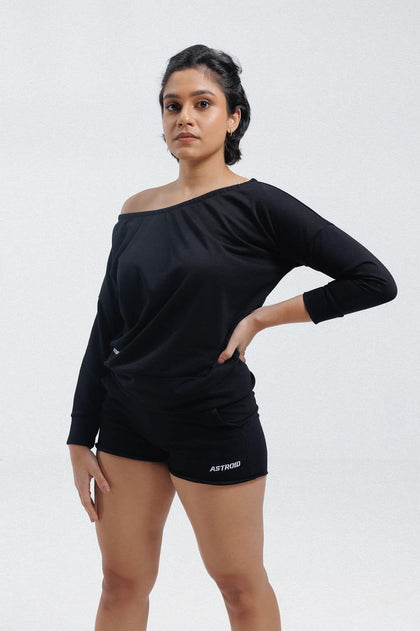 Rest Day Off-Shoulder Sweatshirt