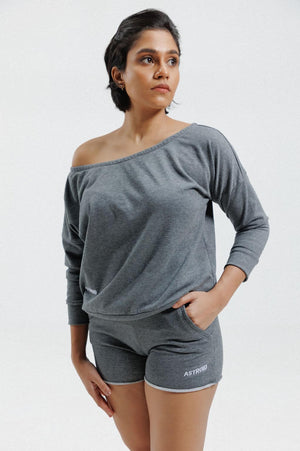 Rest Day Off-Shoulder Sweatshirt