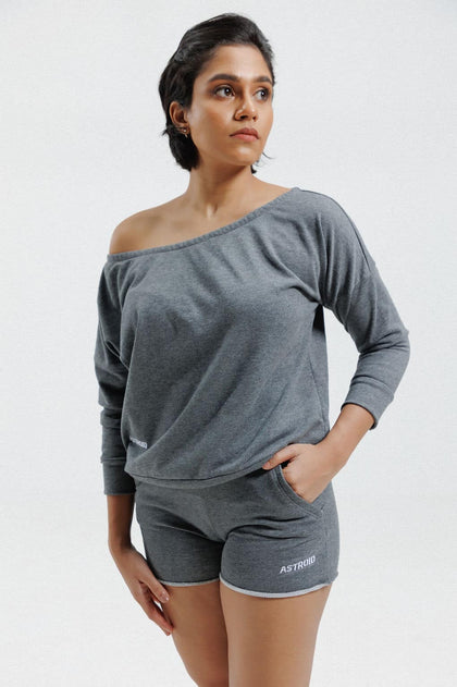 Rest Day Off-Shoulder Sweatshirt
