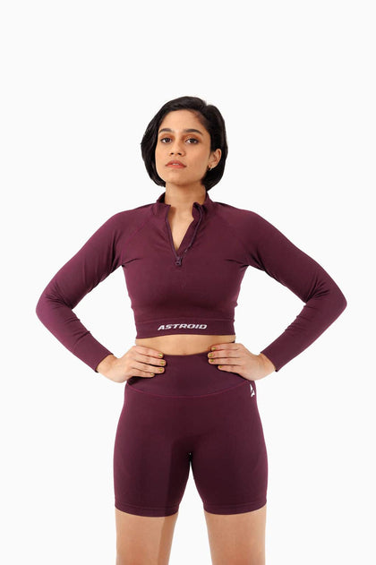 Force Seamless Long Sleeve Crop Top