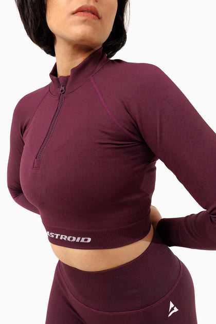Force Seamless Long Sleeve Crop Top
