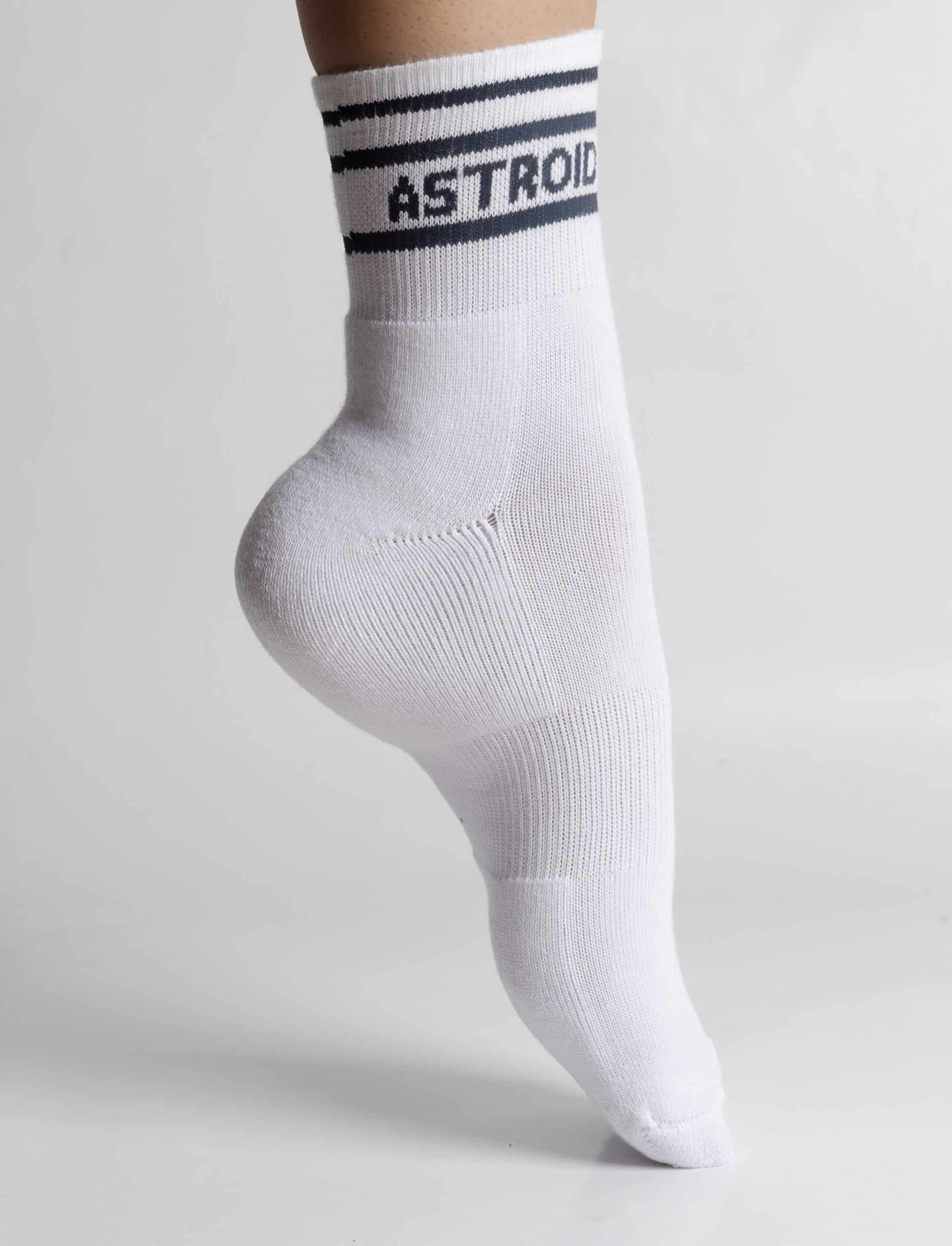 Astroid Striped Half Socks