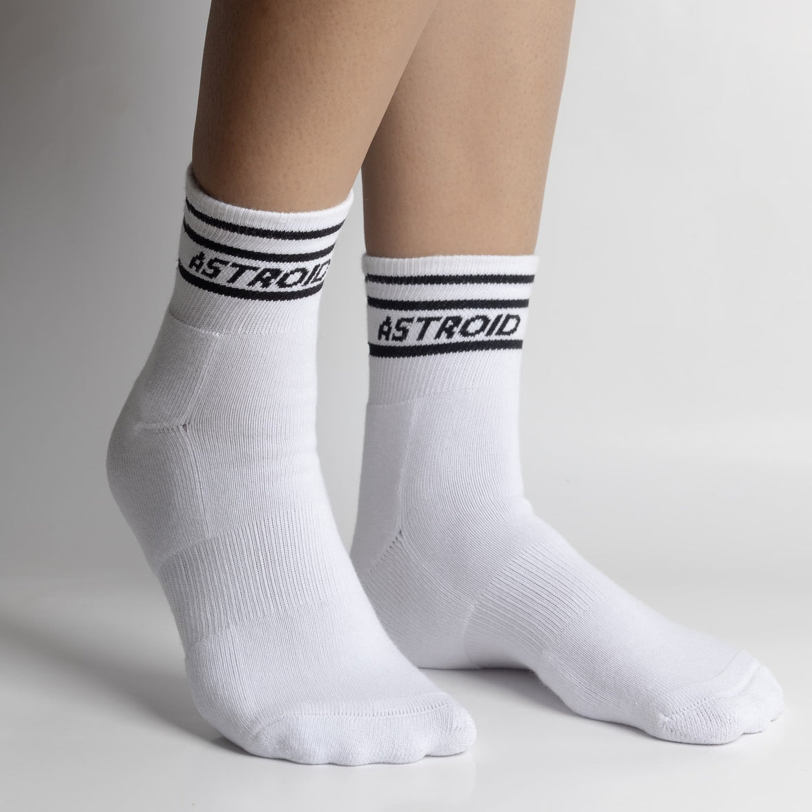 Astroid Striped Half Socks