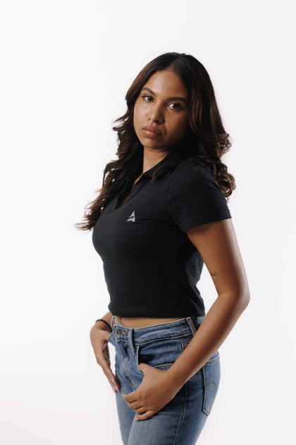 A1 Polo Crop Top