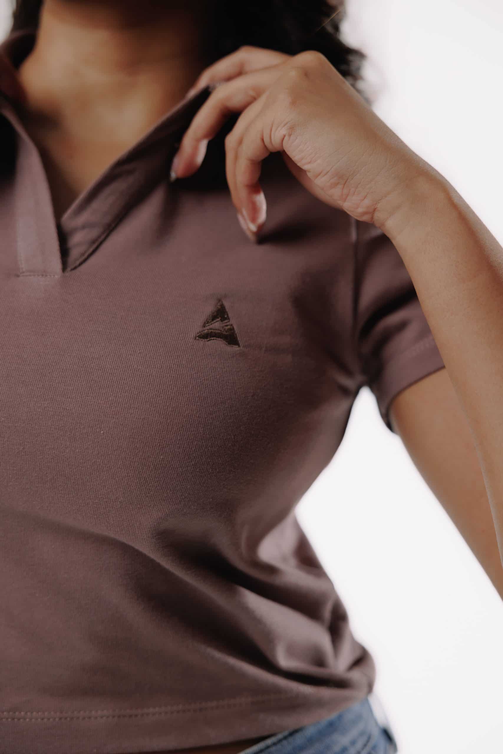 A1 Polo Crop Top