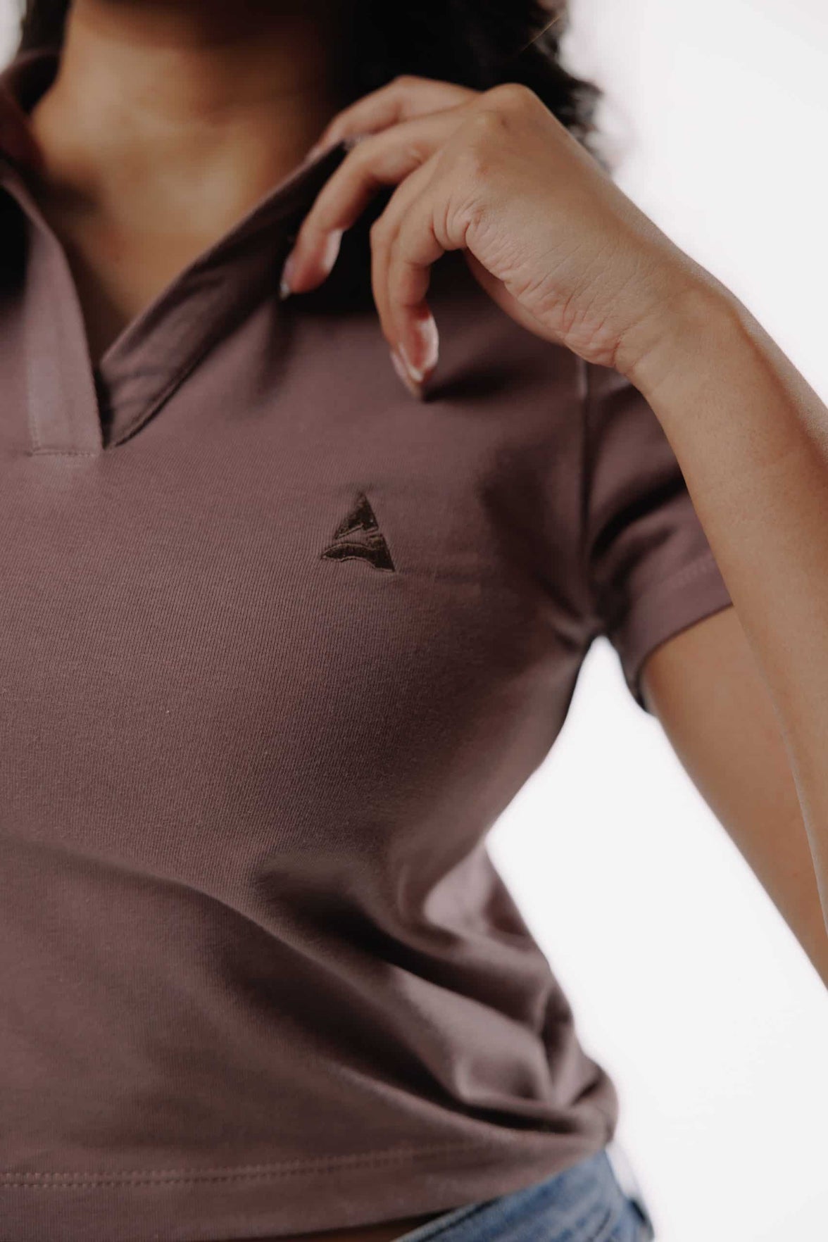 A1 Polo Crop Top
