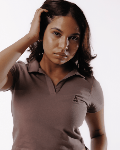A1 Polo Crop Top